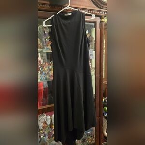Robbie Bee One Shoulder Black Dress
